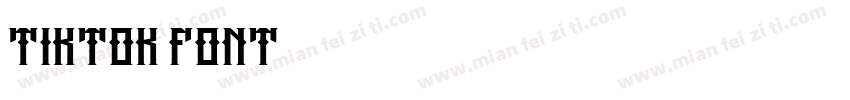 tiktok font字体转换